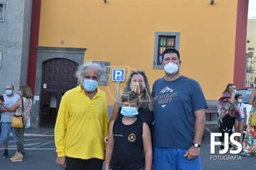 Lomo Magullo inició este sábado los cultos en honor de la Virgen de Las Nieves (Foto Francisco Javier Santana/TA)